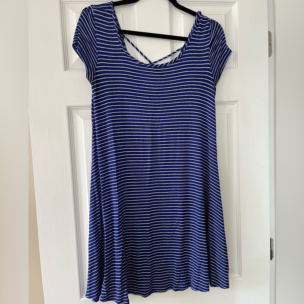 Blue striped Sundress